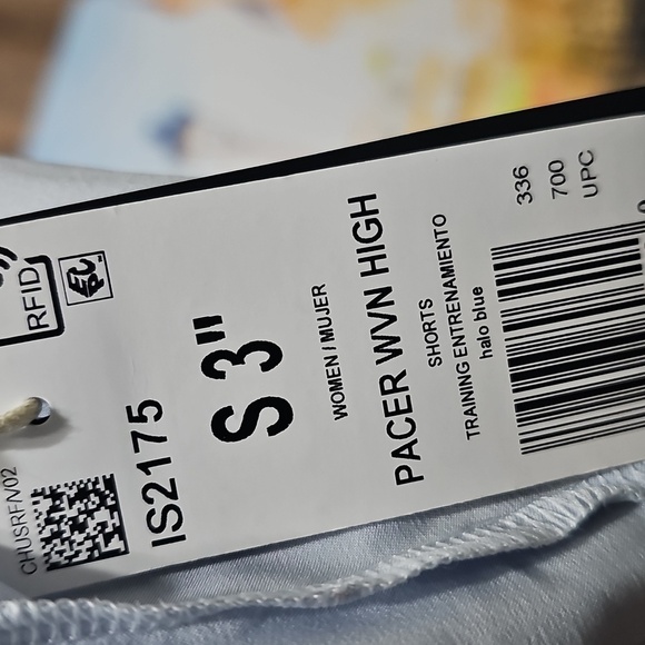 Adidas Light Blue Athletic Shorts Size Small NWT - Picture 5 of 11